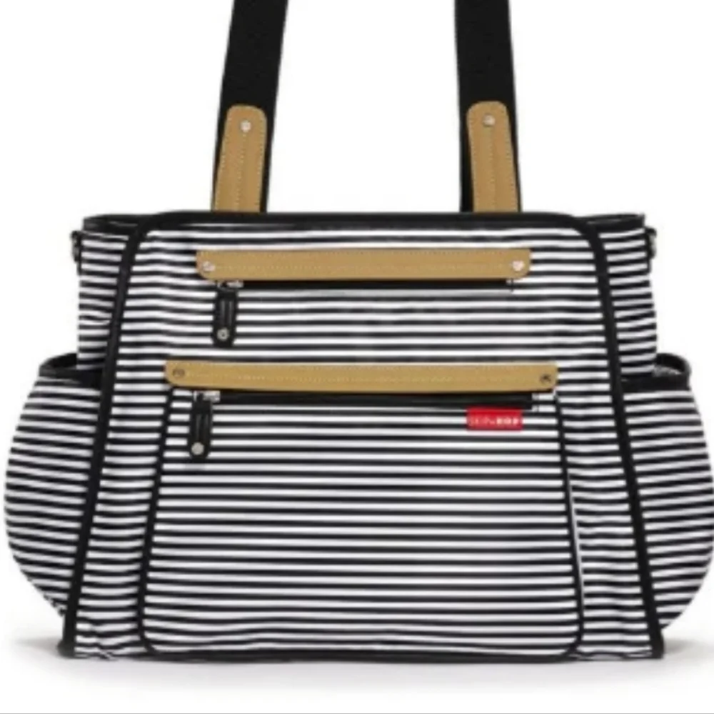 Skip Hop Grand Central Take It All Striped Bag